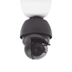 UniFi Protect G4 PTZ cámara de giro, inclinación y zoom de alto rendimiento con transmisión de video 4K, 24 FPS, zoom óptico 22x y visión nocturna LED IR adaptativa.