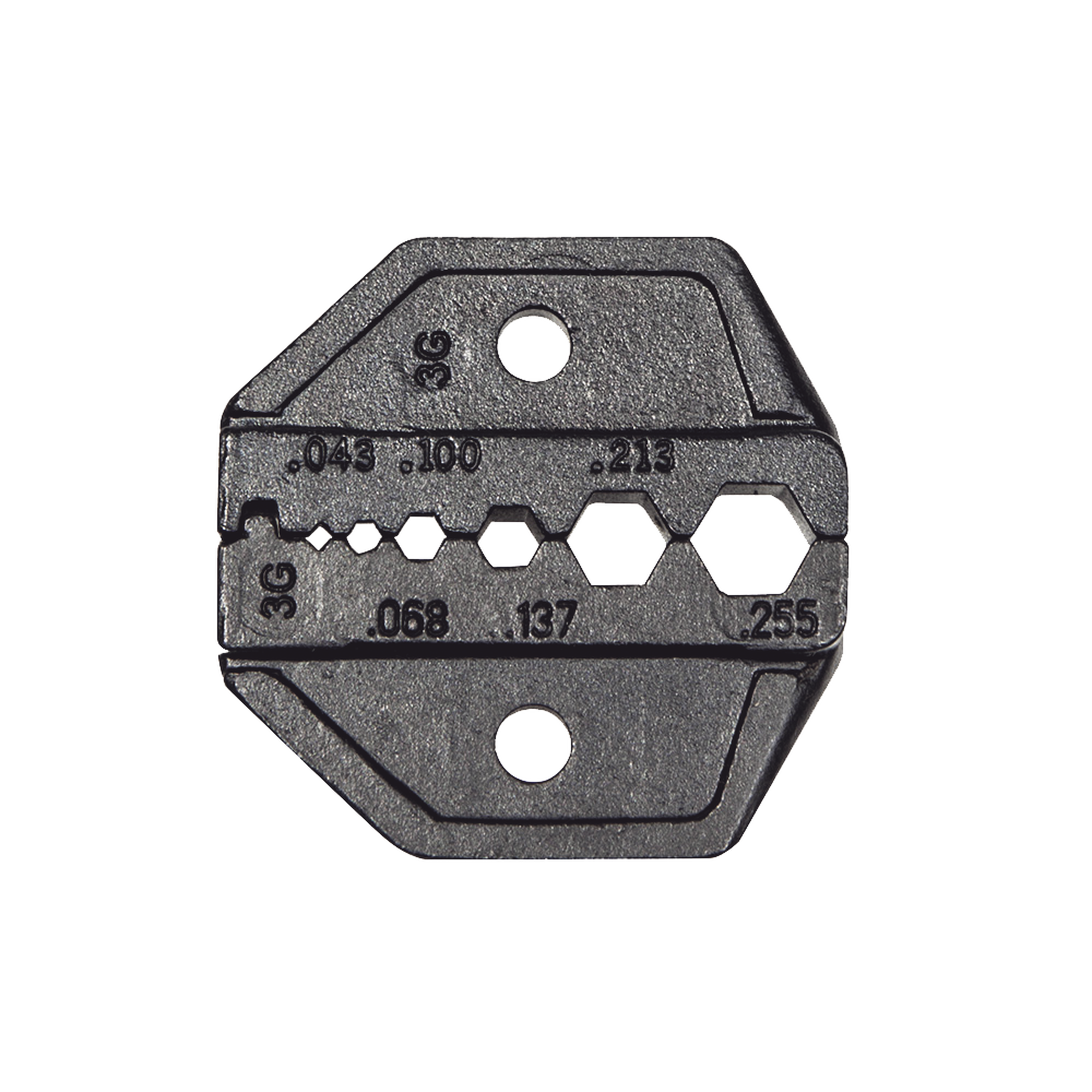 Matriz Ponchadora para RG58, RG59, RG62 y  RG174. Compatible con Pinza Ponchadora VDV200-010