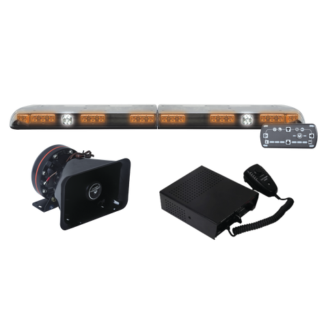 Kit para equipar unidades de construcción o seguridad privada, con barra de luces Vantage ultra brillante de 48", 64 LED de ultima generación