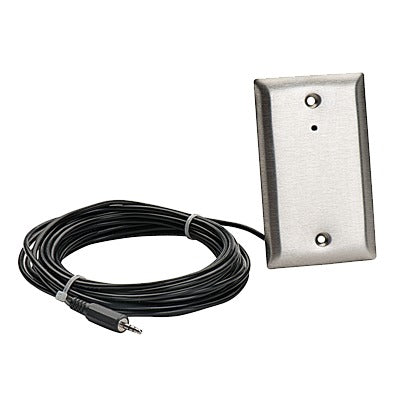 Micrófono Louroe para montaje en pared con micrófono mic level, para aplicaciones en cámaras IP