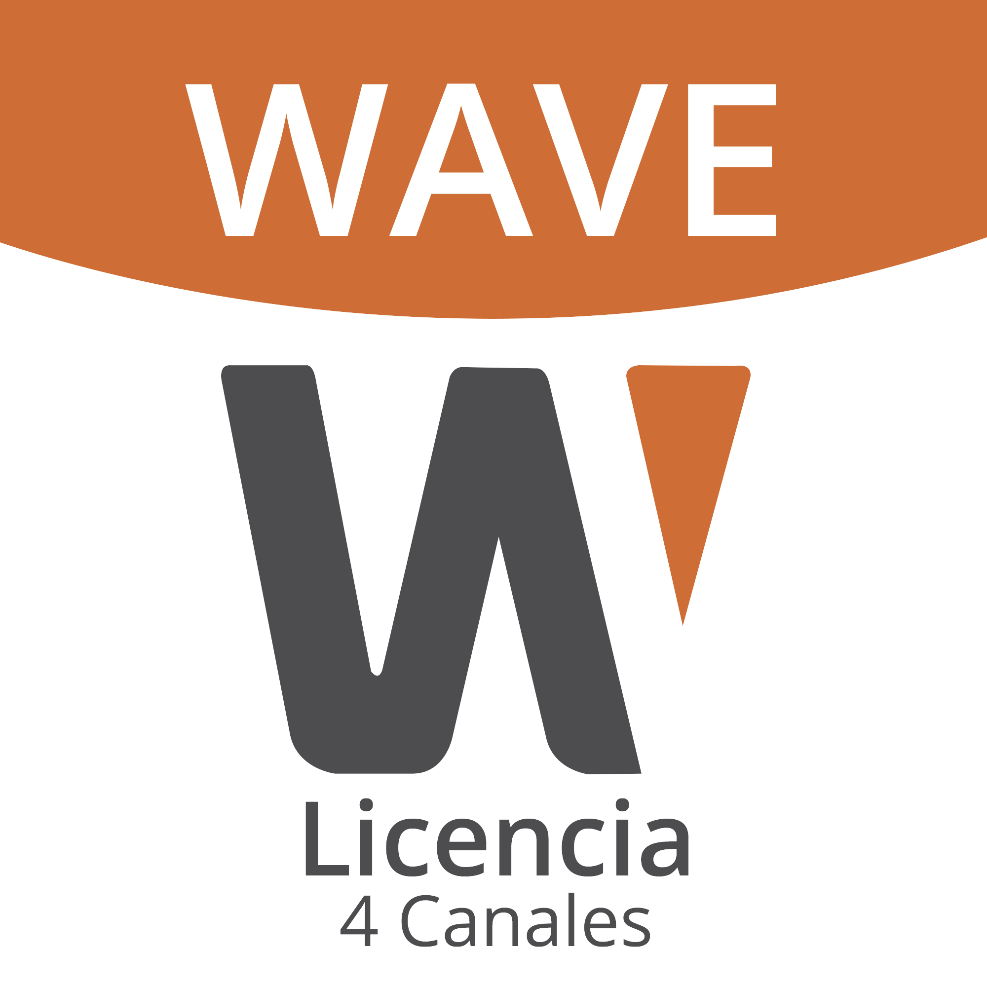 Licencia Wisenet Wave Para 4 Canales  de Grabador Hanwha