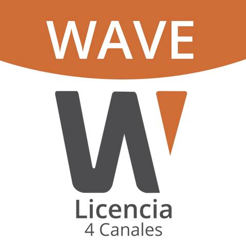 Licencia Wisenet Wave Para 4 Canales  de Grabador Hanwha