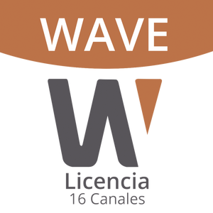 Licencia de 16 Canales de Grabación Wisenet Wave Profesional