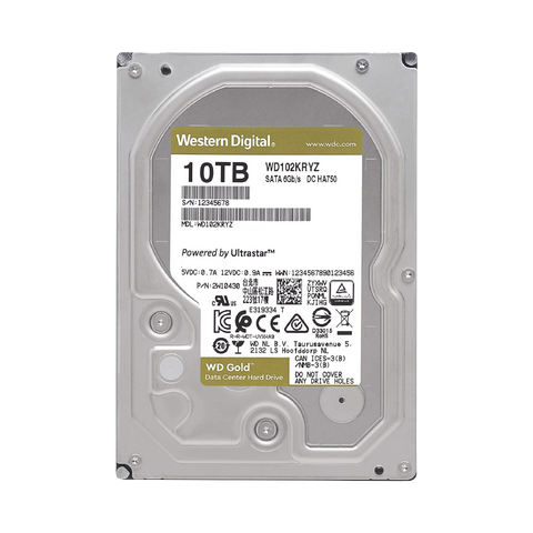 Disco duro WD 10TB / 7200RPM / Optimizado NAS y DataCenter / HelioSeal