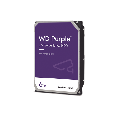 Disco Duro PURPLE de 6TB / 3 AÑOS DE GARANTÍA / Para Videovigilancia