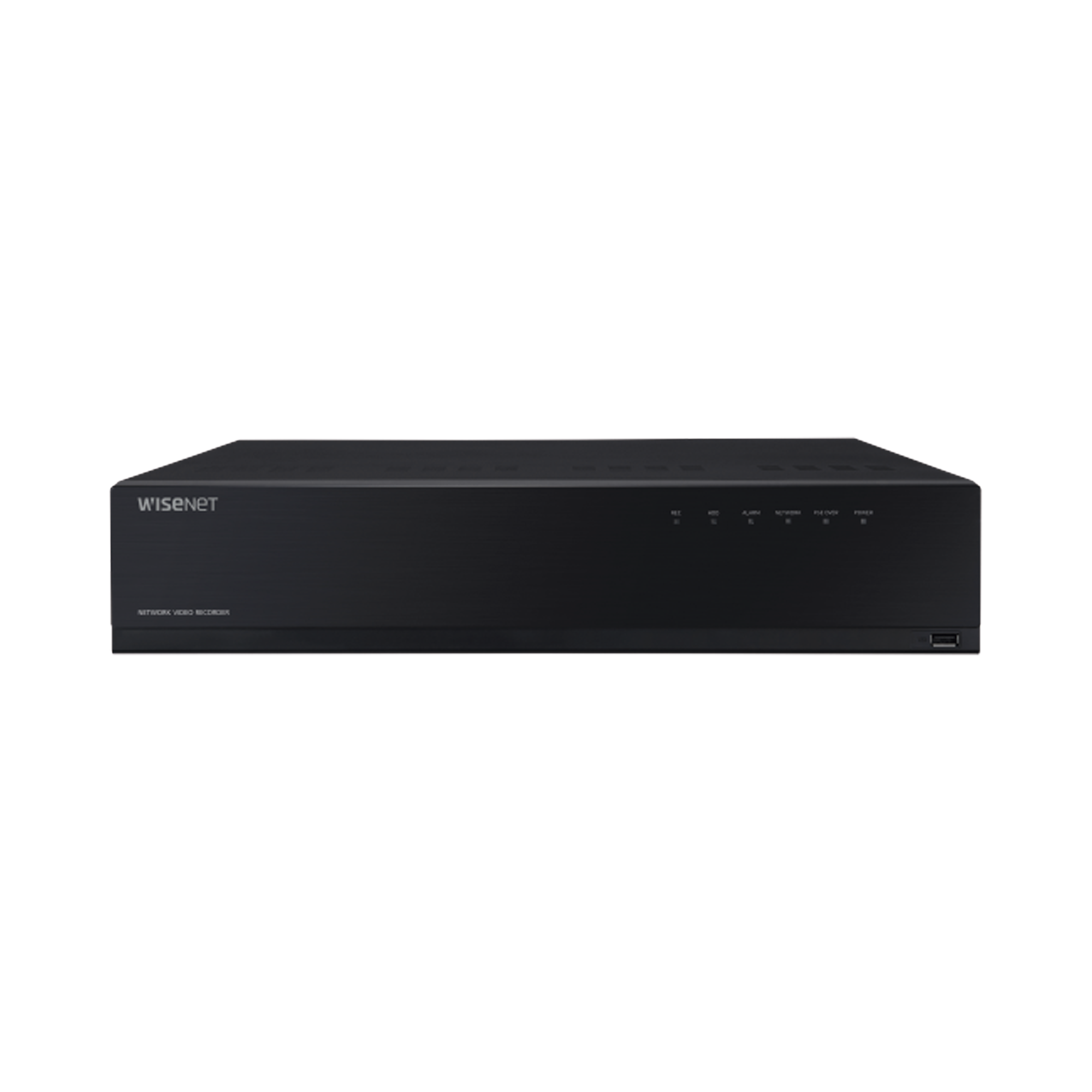 NVR de 12 Megapíxel con Wisenet Wave Embebido / Incluye 4 Licencias / 2TB Incluidos / 16 canales / 16 puertos PoE+ / H.265 & WiseStream / E/S de alarma