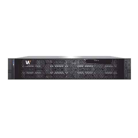 NVR Wisenet WAVE basada en Windows / Montable en Rack 2U / Incluye licencia WAVE-PRO-04 / 470 Mbps throughput / Incluye 16 TB para almacenamiento