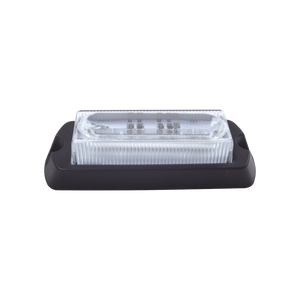 Luz Auxiliar Ultra Brillante X13 de 4 LEDs, Color Claro, con mica transparente