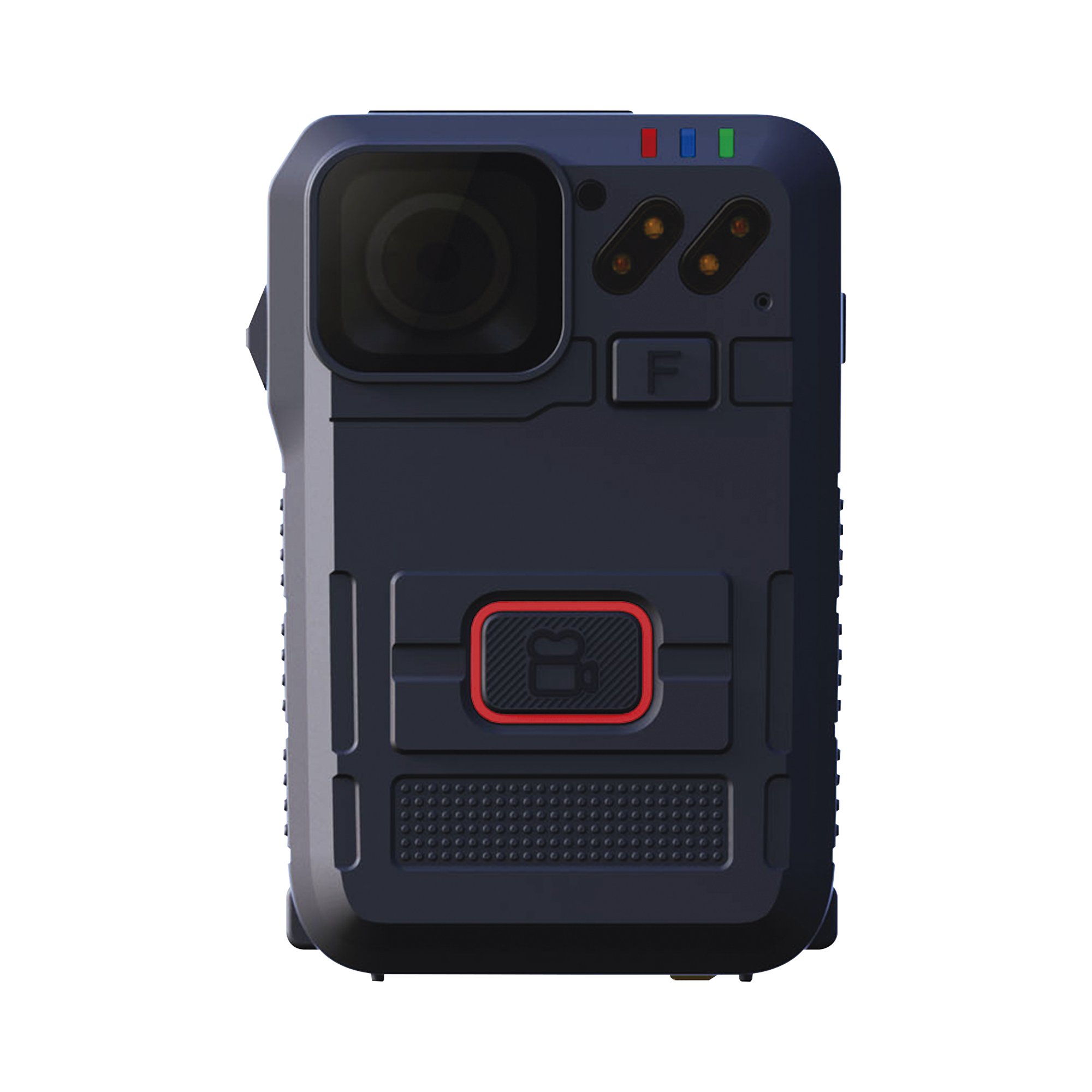 Body Camera para Seguridad, Video Full HD, Descarga de Vídeo automática con estación, Pantalla TFT con indicador de batería y memoria.