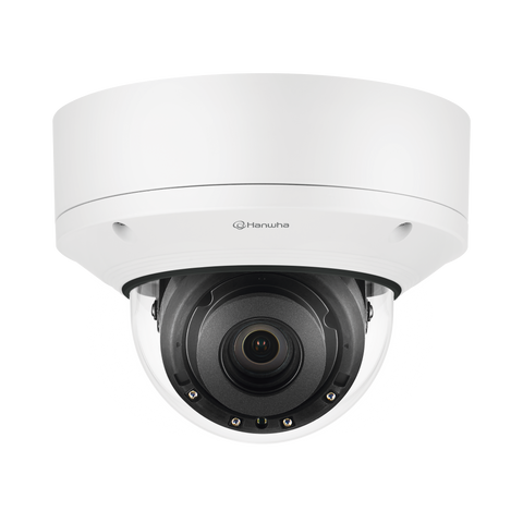 Cámara IP Domo Antivandálica 5MP para interior / Extensor POE / Lente Motorizado 3.6 - 9.4mm / IR 50M / WDR 150db / H.265 & WiseStream II