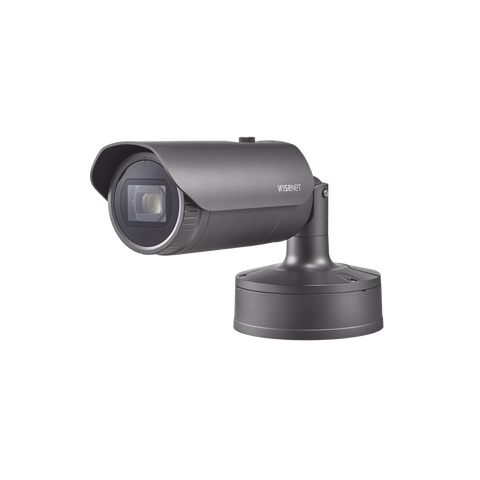 Camara IP tipo Bala de 2MP con Función de identificación de placas LPR / Lente Motorizado 5.2 - 62.4mm / WDR 150dB  / Diseñado para aplicaciones de baja velocidad 0 a 90 Km/h