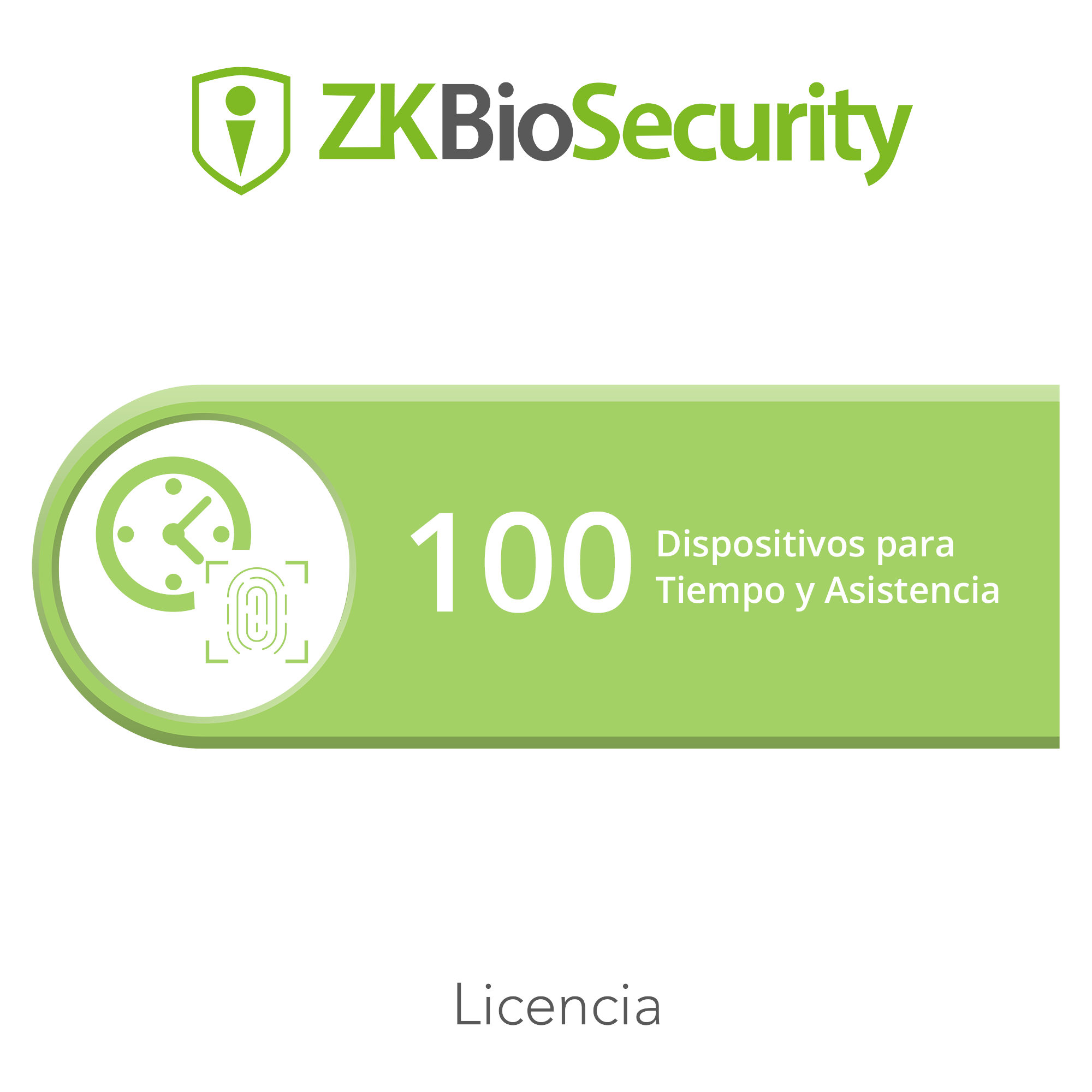 Licencia para ZKBiosecurity permite gestionar hasta 100 dispositivos para tiempo y asistencia