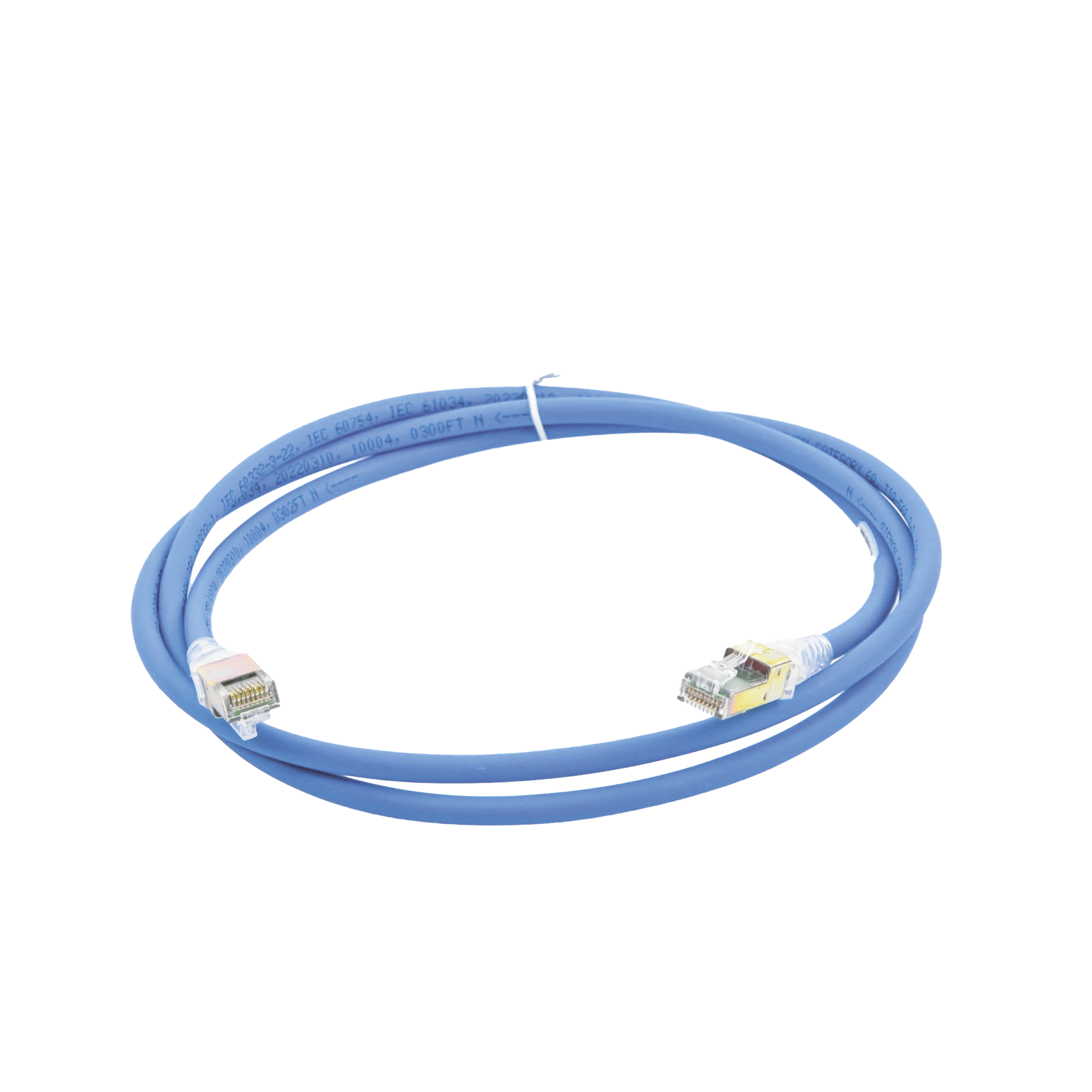 Patch Cord Z-MAX Cat6A UTP, CM, 5ft, Color Azul, Versión Bulk (Sin Empaque Individual)